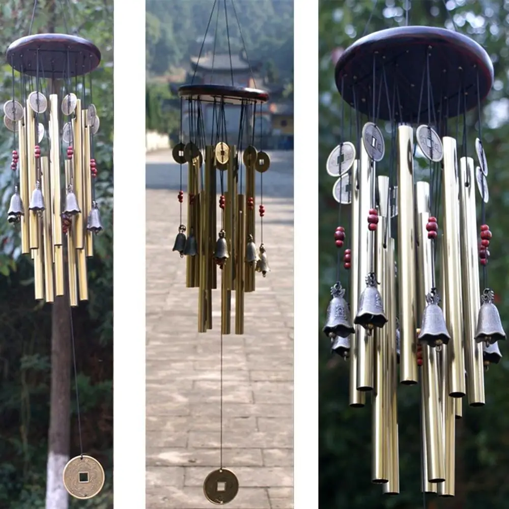 

Antique Resonant 6 Tubes Wind Chime Bells Hanging Living Bed Home Decor Gift Car Outdoor Yard Garden Deco Wind Chimes