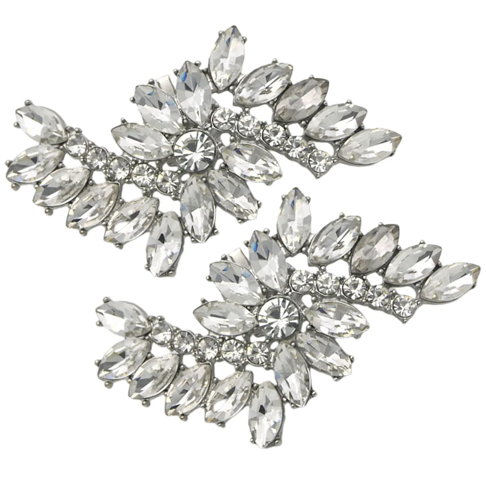 

Decor Shoe Buckle Clips Pumps Heel Work Shoes Bride Bridal Crystal Embellishments Decorative