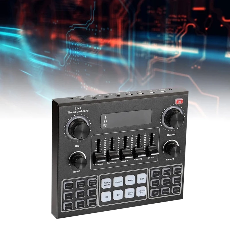 Многофункциональная беспроводная звуковая карта DXAB для профессиональной записи
