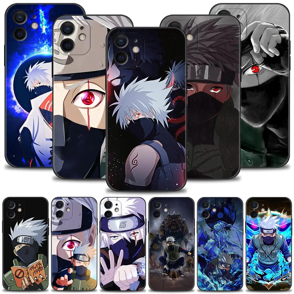 

Case For Apple iPhone 13 12 11 Pro Max 13 12 Mini XS Max XR X 7 8 6 6S Plus 5 5S SE 2020 Shell Anime Naruto Hatake Kakashi