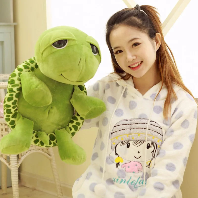 

Lovely Big Eyes Tortoise Plush Toys Kawaii Animal Dolls Stuffed Soft Animal Sea Turtle Pillow Birthday Gifts for Children Girls