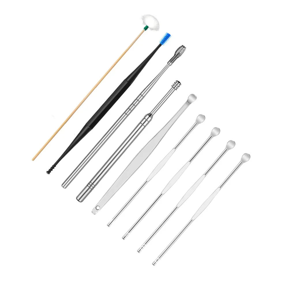

1 Set of Practical Durable Useful Ear Picks Ear Wax Removal Tools Ear Cleaner Spoons