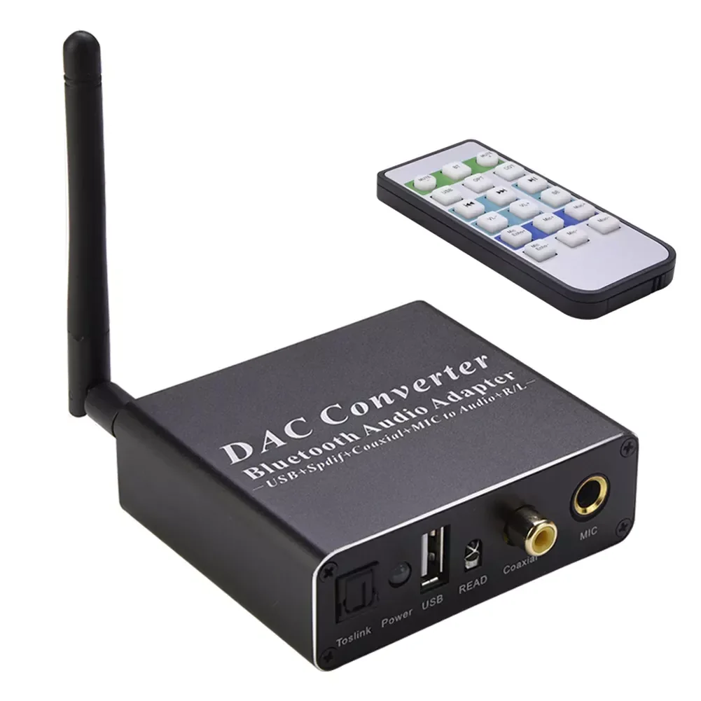

Аудио ЦАП Декодер адаптер Bluetooth-совместимый 5,0 приемник плеер KTV микрофон адаптер оптический коаксиальный аналоговый конвертер
