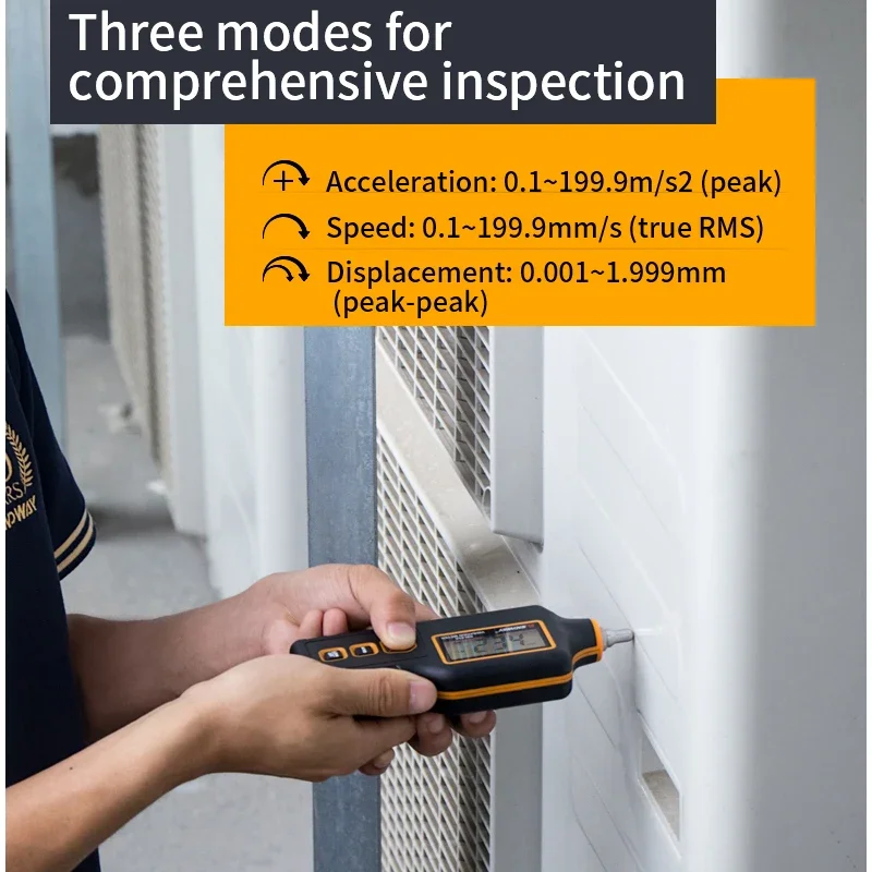 Цифровой точный измеритель вибрации высокоточный виброметр 0 1-199 9 м ручной