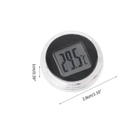 durable digital thermometer clock motorcycle meter waterproof motorbike interior watches instrument accessories 367d
