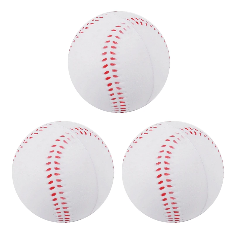 

3X Sport Baseball Reduced Impact Baseball 10Inch Adult Youth Soft Ball For Game Competition Pitching Catching Training