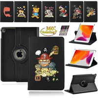 leather tablet case for apple ipad mini 5 4 3 2 1ipad 234ipad 5678th smart 360 degrees rotating stand cover protective