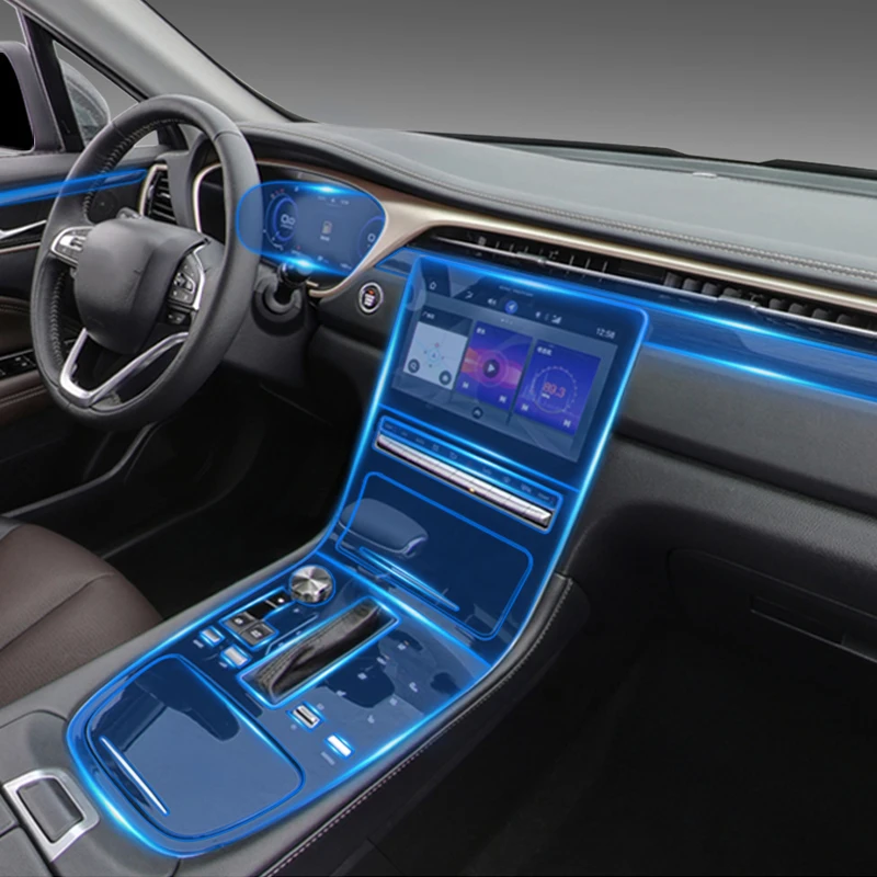 

Для Trumpchi GS5 2019-2021 Автомобильная внутренняя центральная консоль прозрачная фотопленка для ремонта от царапин аксессуары