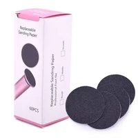 60 pieces replacement sandpaper disk sanding paper accessory for electric foot callus remover tool pedicure foot file 60pcsbox