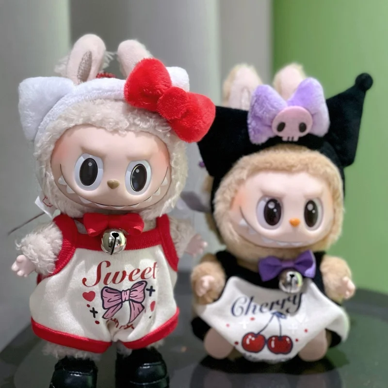Лидер продаж оригинальный комплект одежды Labubu серии только 17 см повязка на