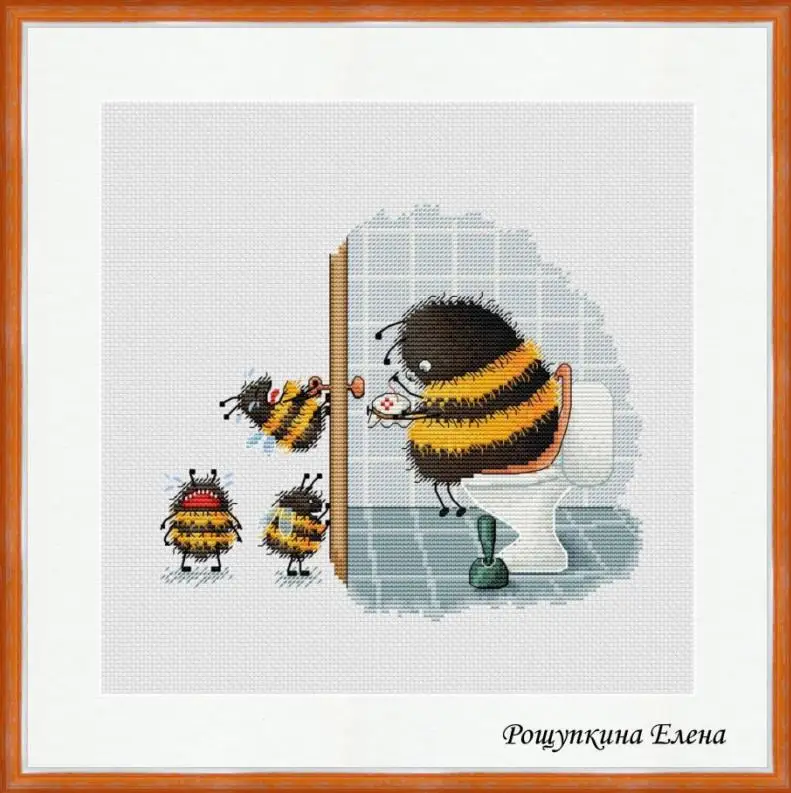 Набор для вышивки крестиком с мамой занятой работы 2-31-28 16CT 14CT 18CT наборы китайские