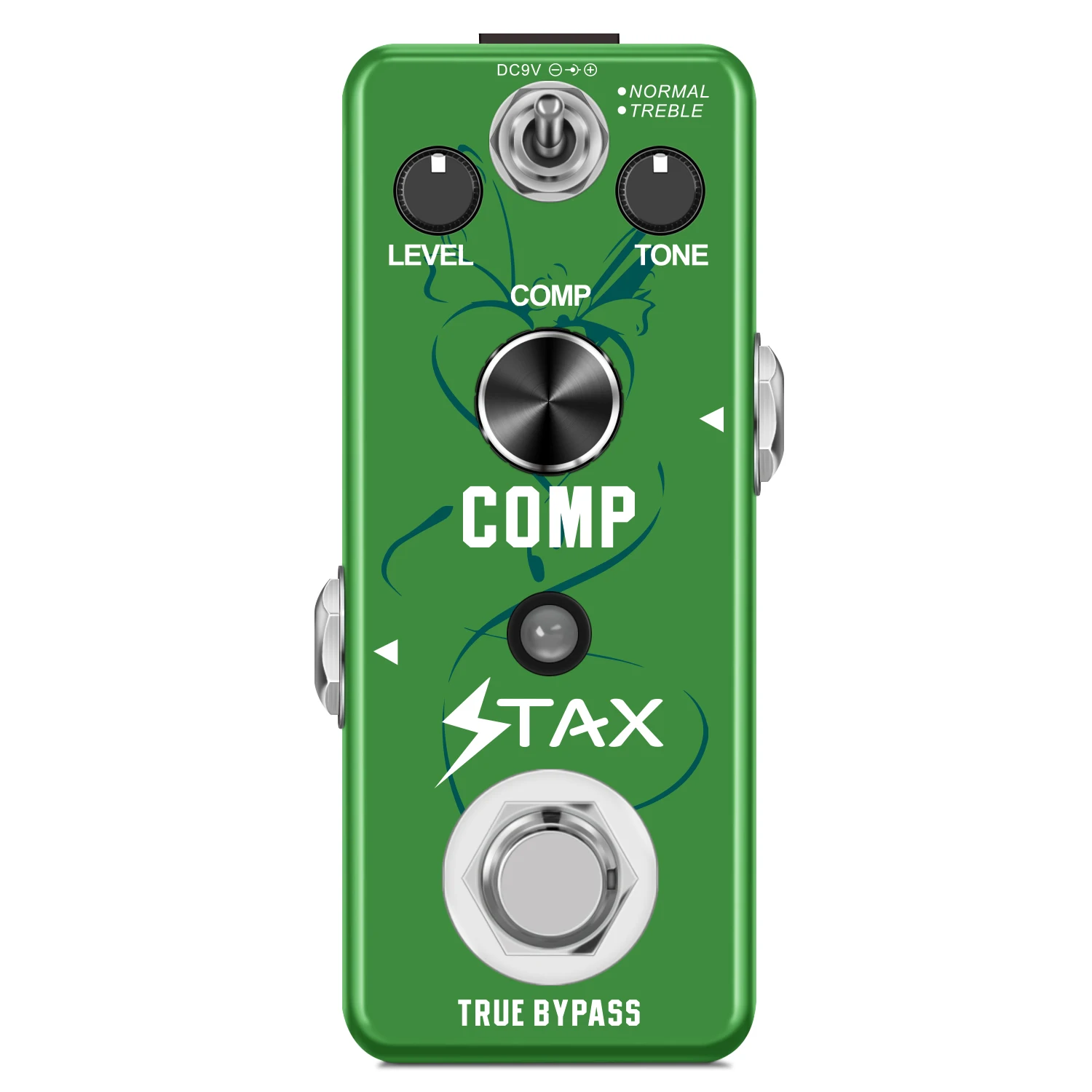 Гитарная Компрессорная педаль Stax, аналоговая Компрессорная педаль Ultimate Comp для электрогитары, мини-размер, True Bypass