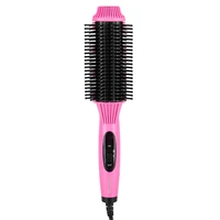 2 in 1 hair straightener hair curling brush professional hair curling tools women hair wave styling tools home hair curler