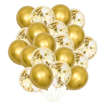 1020 pcs of 12 inch golden confetti latex balloons birthday party decoration wedding balloons baby shower decoration balloons