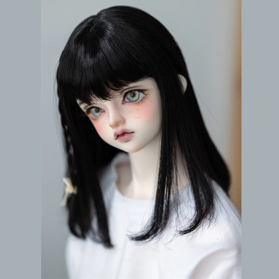 

Bjd 1/3 High Temperature Silk Braid Bow Wig