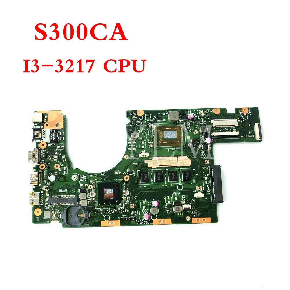 

Материнская плата S300CA с процессором I3-3217 REV 2,0 для ноутбука ASUS S300, S300C, S300CA, материнская плата 60NB00Z0-MB4020