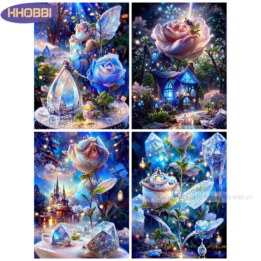 

Алмазная живопись «Роза», Набор для вышивки крестиком