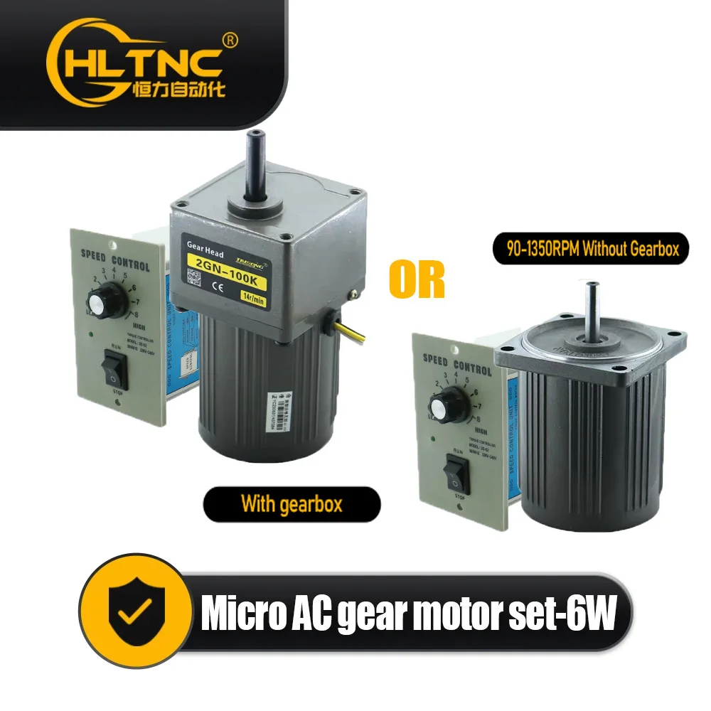 

XLWLH Асинхронный двигатель переменного тока 6 Вт 110/220 В с контроллером скорости