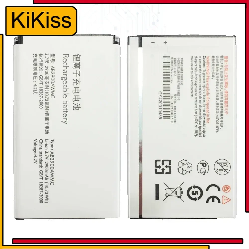 AB2900AWMC для PHILIPS Xenium X5500 X1560 CTX5500 CTX1560 Сменный аккумулятор мобильного телефона 2900 мАч