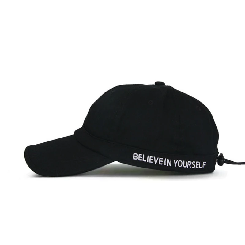 

High Quality Black Baseball Cap Men Women Casual Soft Top Cotton Adjustable Hat