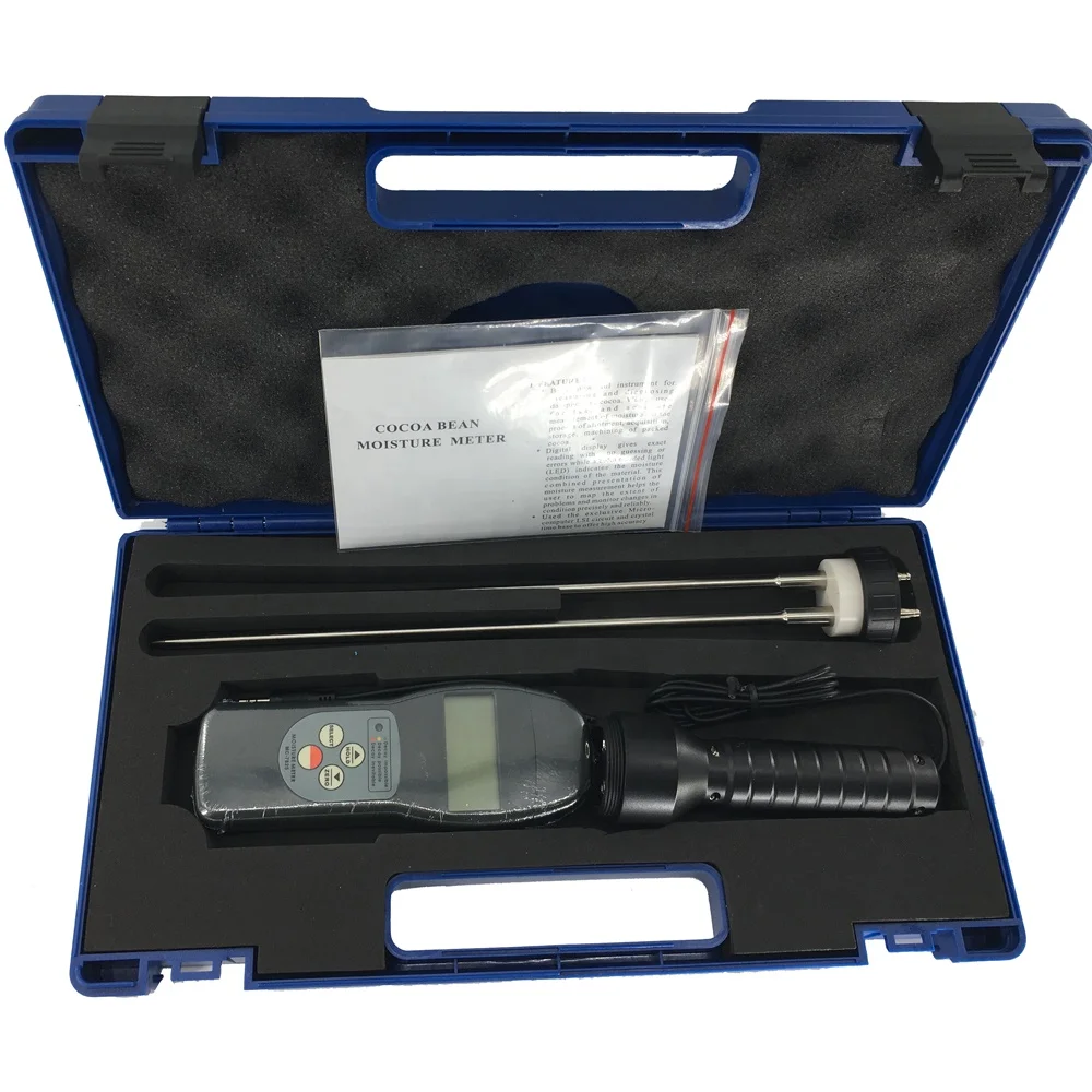 

Digital LCD Cocoa Bean Moisture Meter Tester MC-7825COCOA 0~24% for Cocoa Bean Water Measurement Analyzer Equipment