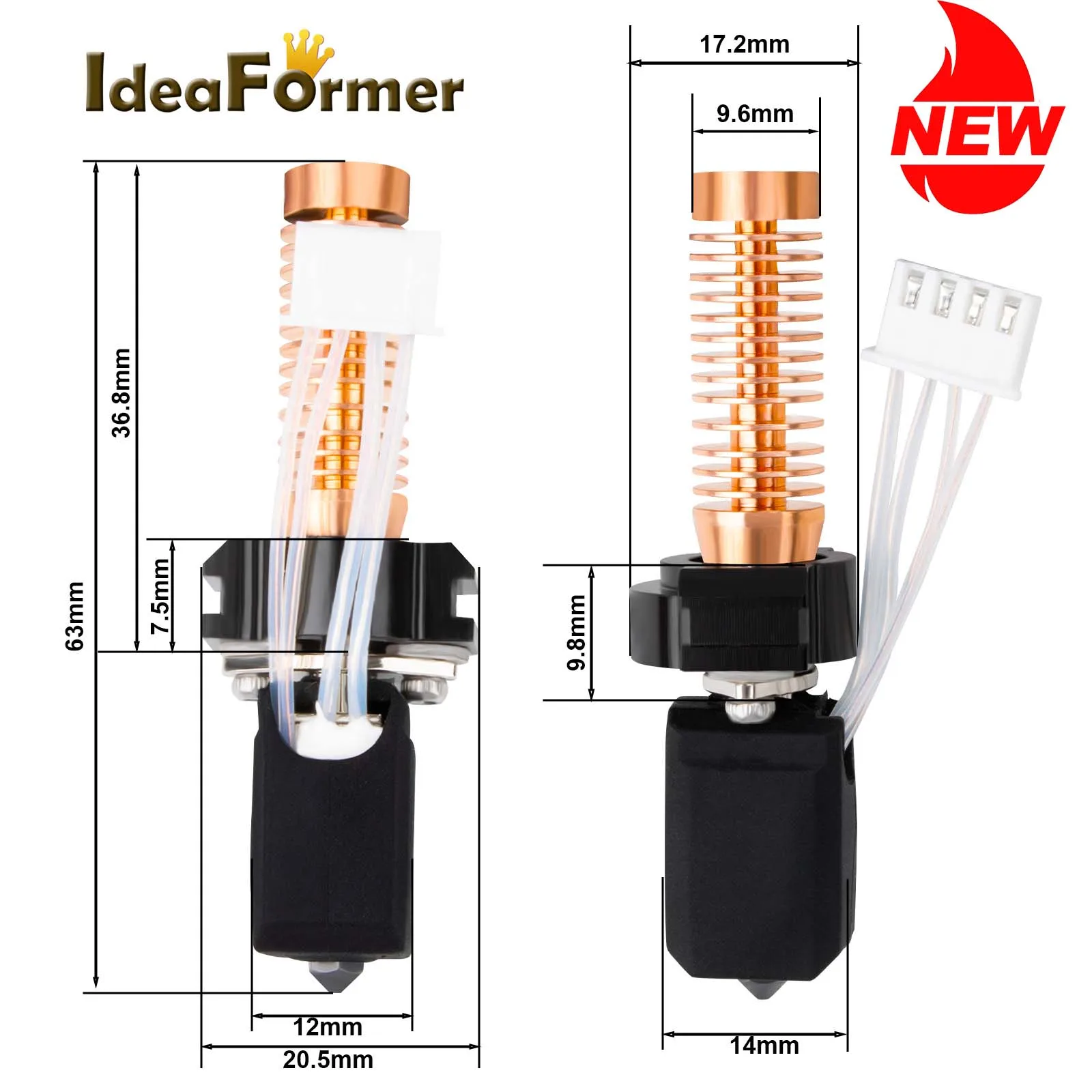 Комплект Hotend для Flashforge Adventurer обновление 5 м комплект теплового блока AD5M Pro 3D