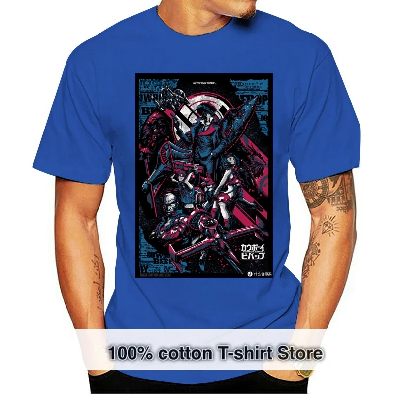 

Футболка Cowboy Bebop с рисунком манги