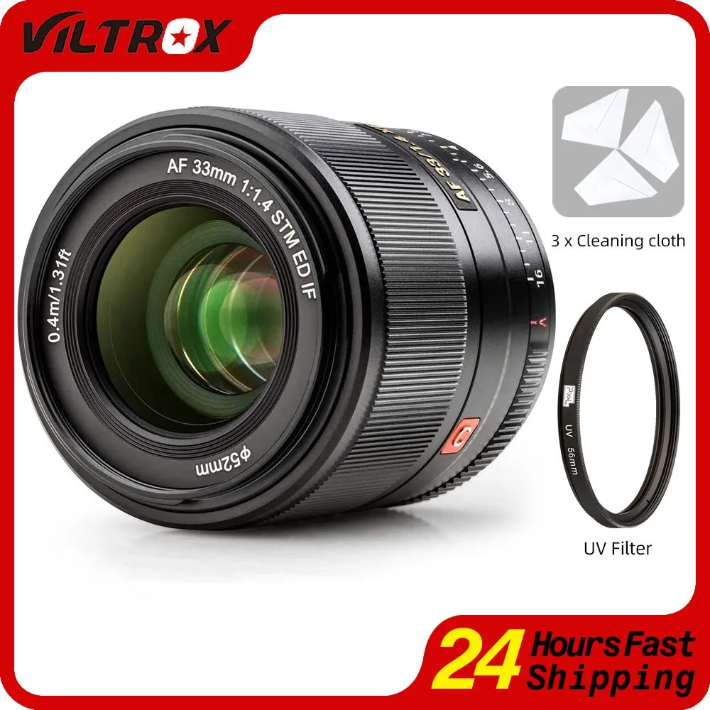 

Viltrox 13mm 23mm 33mm 56mm F1.4 for Sony E Ultra Wide Angle Auto Focus Lens APS-C E-mount A6400 A7RIII Free Gift UV Filter