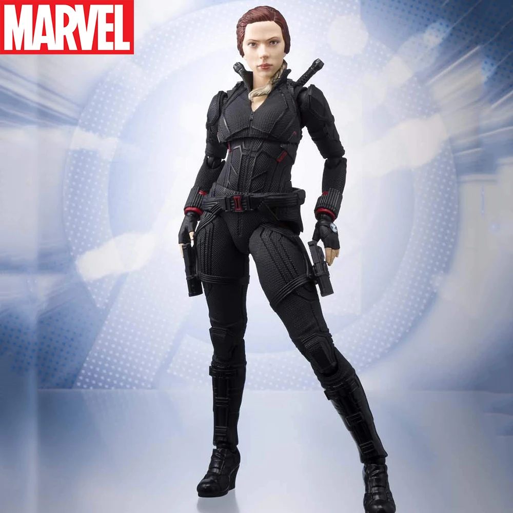 

Marvel The Avengers Superhero Action Figure Doll Toys For Boys Black Widow Iron Man Captain America Figurines Kids Model Gifts