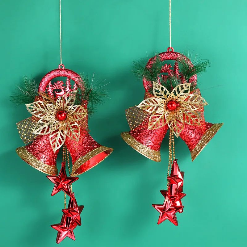 

Christmas Decors Red Berry Bell Pendant Xmas Tree Hanging Ornaments Merry Christmas Decor Natal Navidad Happy New Year 2024