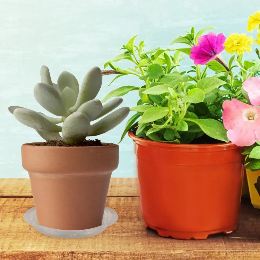 Пластиковый Поднос Для Цветочного Горшка Круглый Дренажный Тарелка Садовых