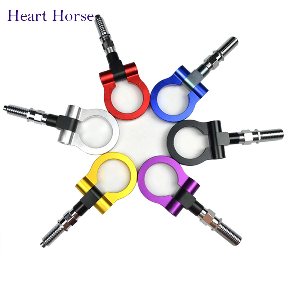 

Universal Racing Towing Car Tow Hook For Bmw 1 3 5 Series E39 E70 E71 E81 E82 E88 E90 E91 E92 E93 Auto Aluminum Trailer Ring Car