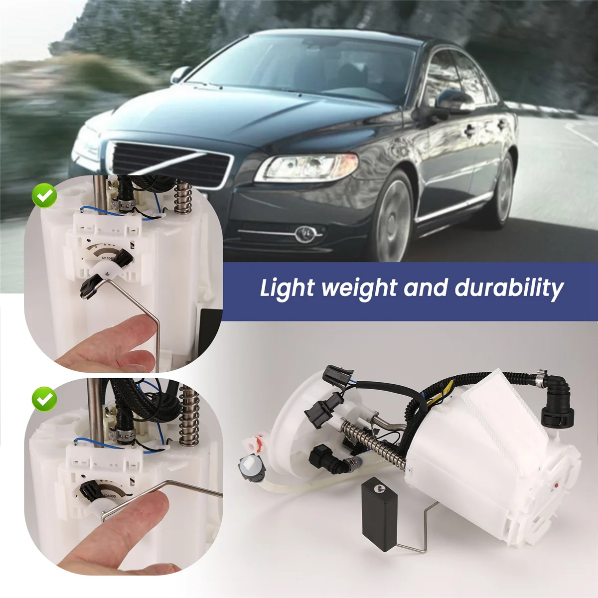 31274616 Автомобильный топливный насос в сборе подходит для Volvo S80 XC60 XC70 Benzyna L6 2008-2013