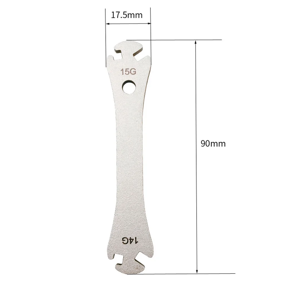 

Bicycle Wheel Spoke Wrench Spoke Tightening Correction Repair Wire Wrench 14/15G Stainless Steel Bicycle Cycling Accessories