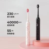 electric toothbrush usb fast charging adult electronic teeth brush replacement brush head waterproof gollinio