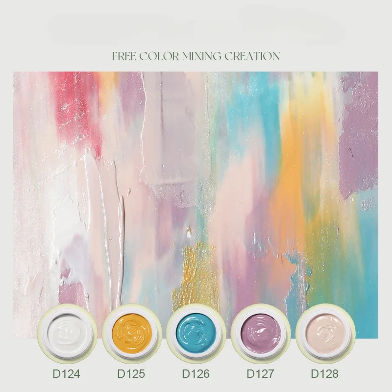 12-цветная резьба по масляной боли текстура гель-лак для ногтей скульптура