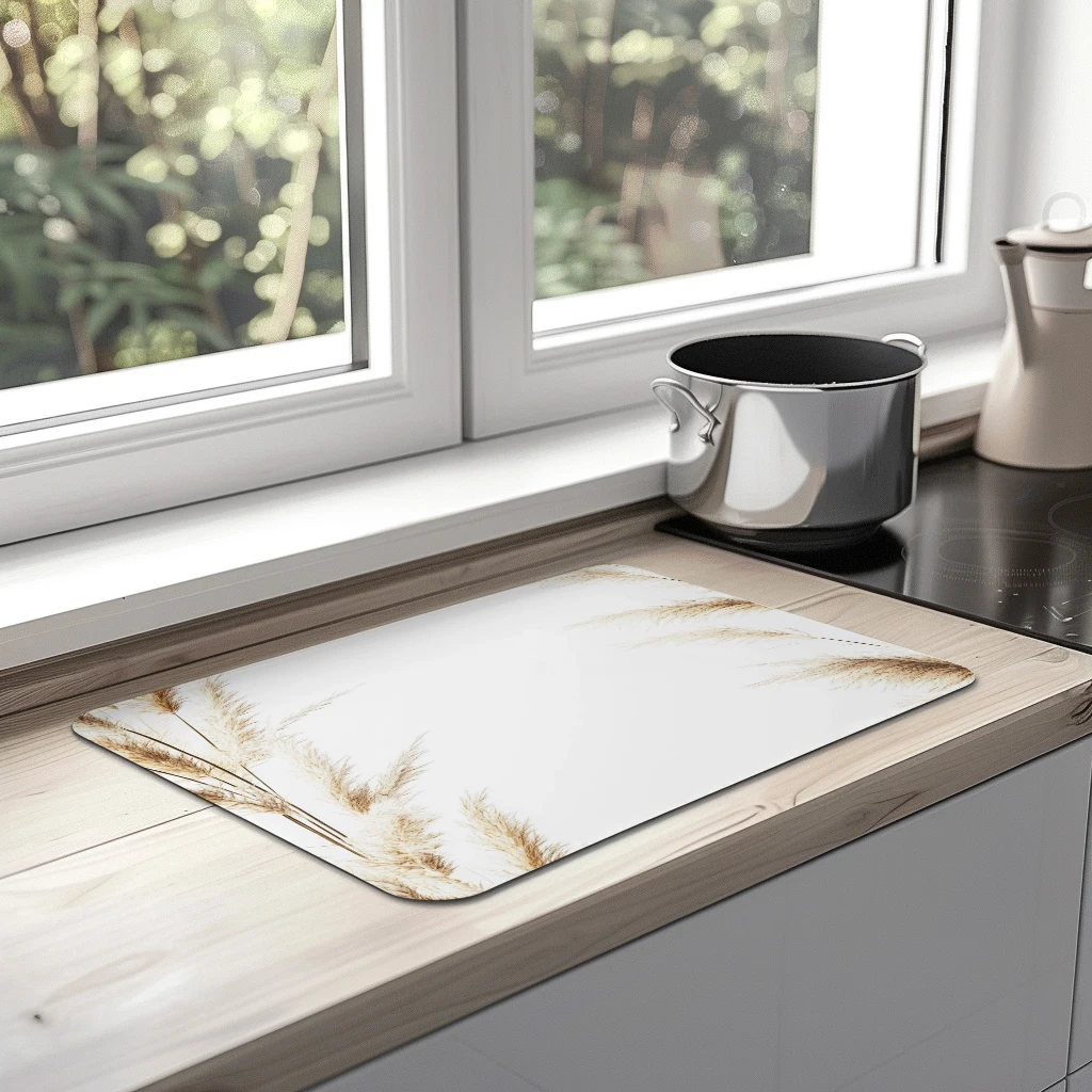 Большой минималистичный Противоскользящий коврик для сушки кофейных блюд