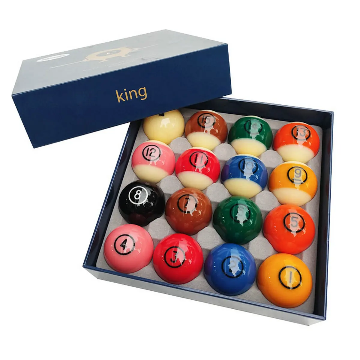 

DYNASPHERE King Phenolic Resin Billiard Pool Ball Set 2-1/4"