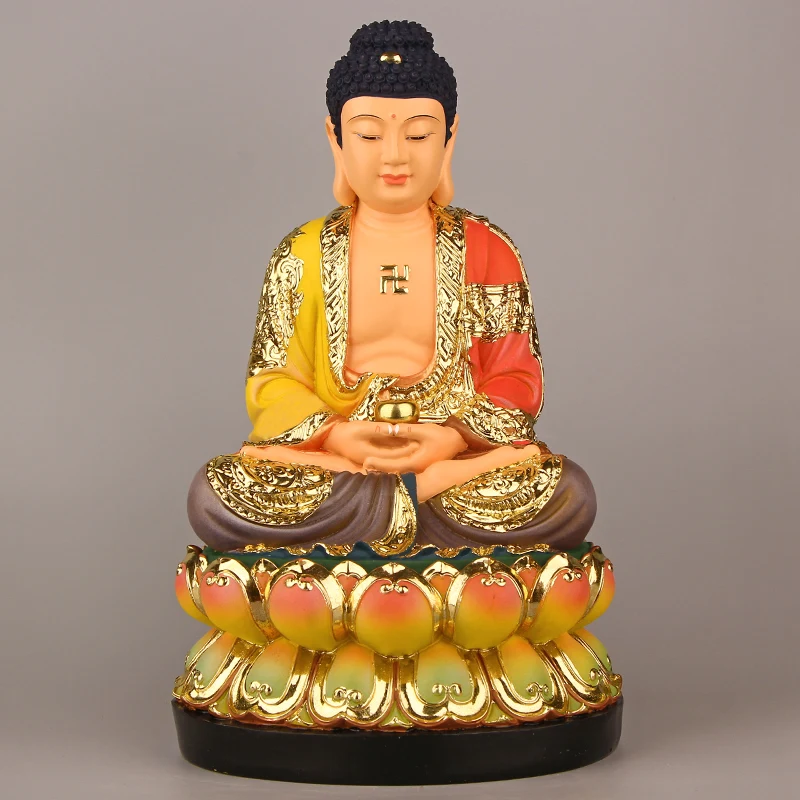 БОЛЬШОЕ - Оптовая фигурка Будды # ДОМАШНЯЯ семья эффективный талисман Азия