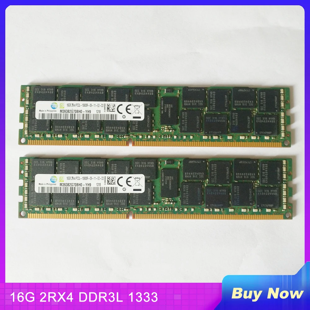 1 шт., Серверная память 16 Гб 16 Гб 2RX4 DDR3L 1333