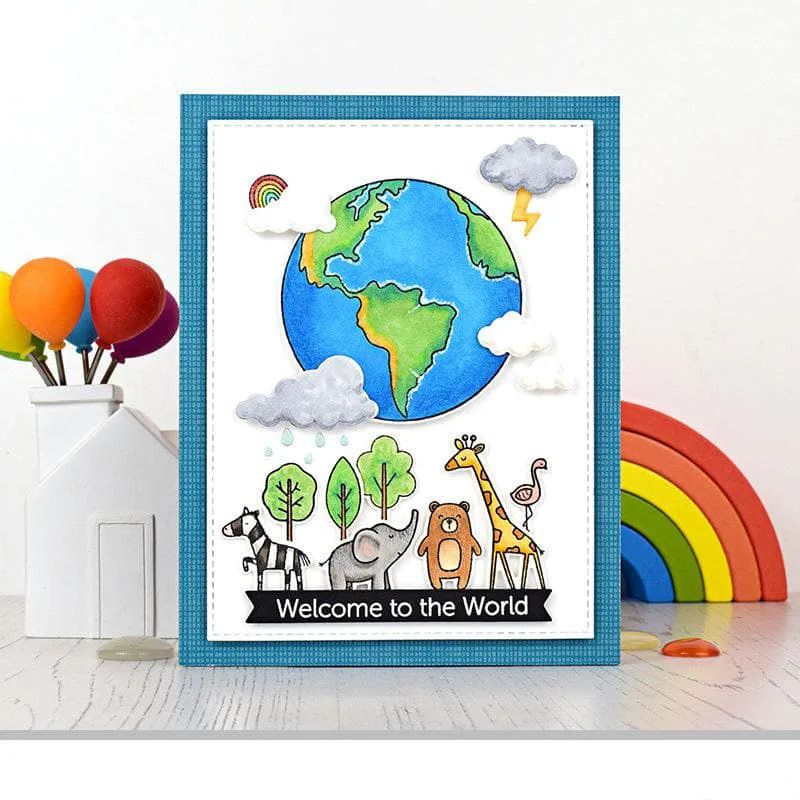 Thunderstorm Clouds новые металлические Вырубные штампы для скрапбукинга изготовления