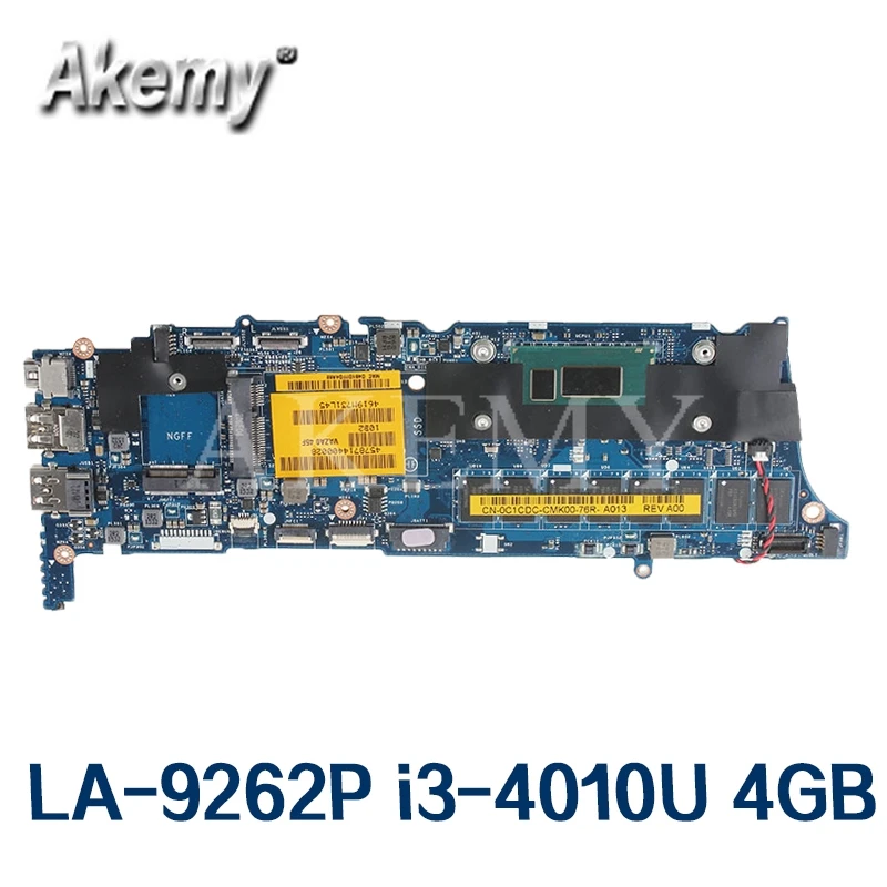 

VAZA0 LA-9262P CN-02CMTV 02CMTV 2CMTV For DELL XPS 12 9Q33 laptop Motherboard with i3-4010U 4GB memory onboard