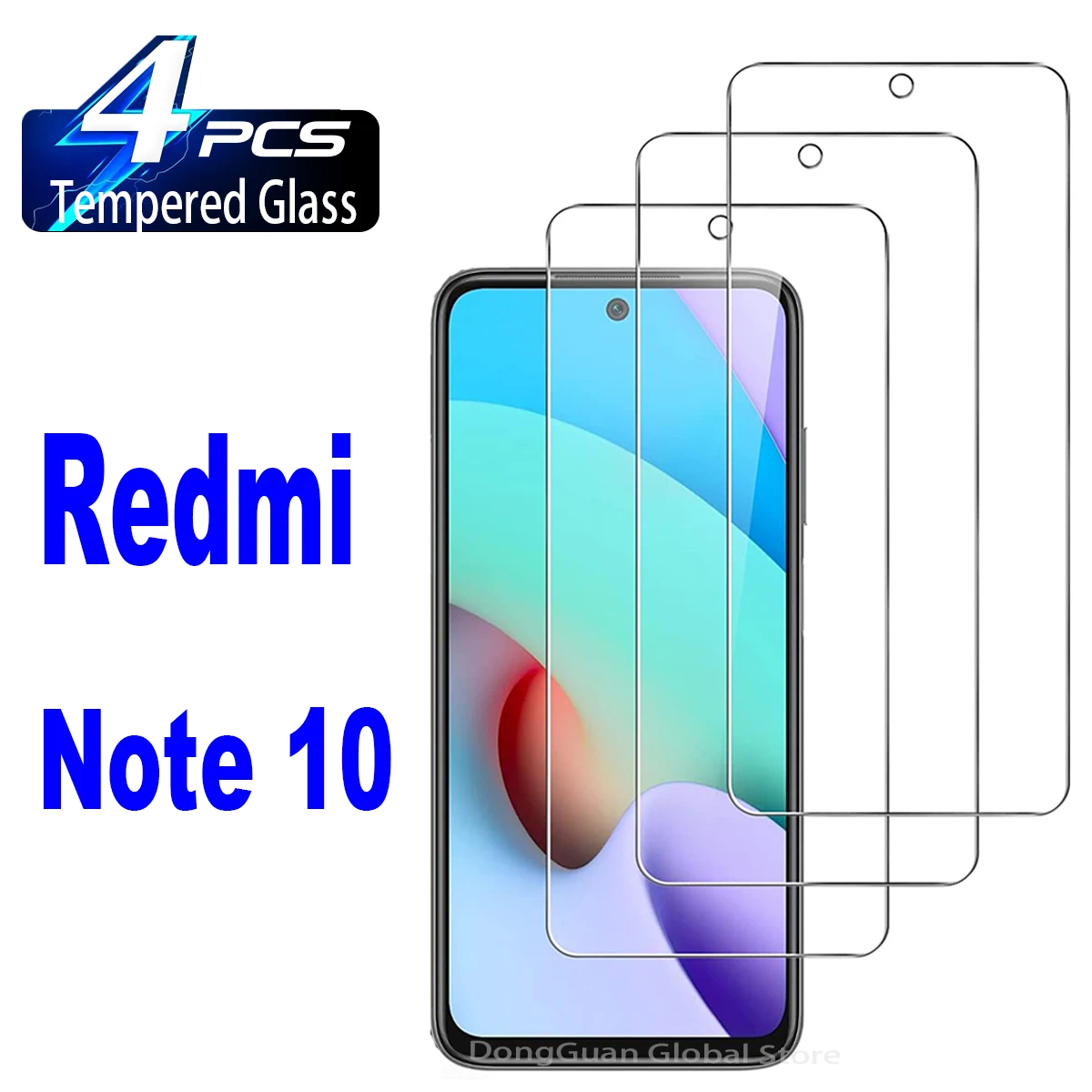 

4Pcs 9H Tempered Glass For xiaomi 13 Redmi Note 10 11 T 9 8 S R Pro 5G Redmi 9 10 A T 10X Pro A1 Y3 Screen Protector Glass Film