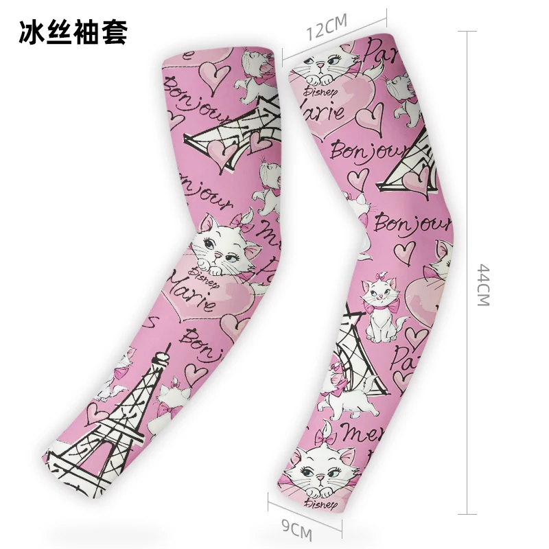 

Disney Marie Cat 5541 Fashion Anime Sun-protective Sleeve Casual Cartoon Arm Sleeves Outdoor Summer Hand Cover Unisex Gift