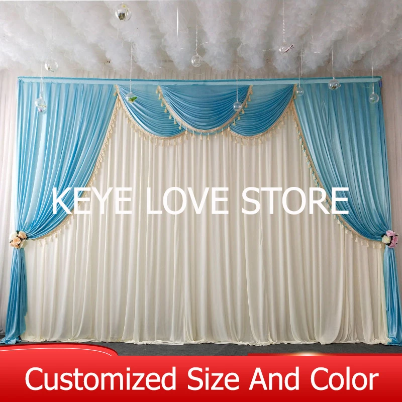 Индивидуальные свадебные реквизиты шторы элегантный свадебный фон занавески
