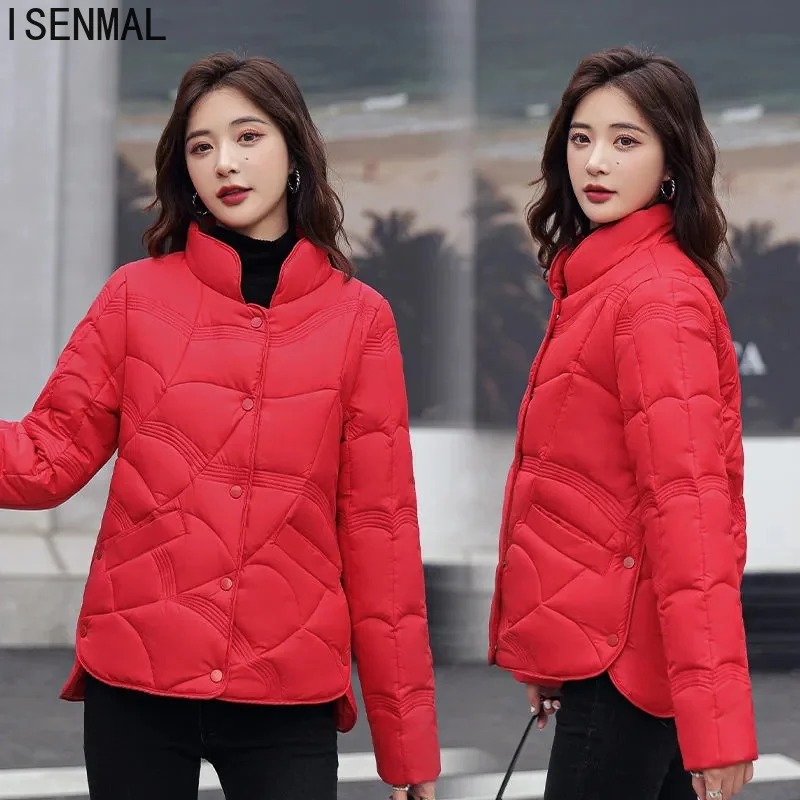 Winter Women Jacket Cotton Padded Female Coat High Quality Warm Outwear Womens Parka Loose Snow Wear Manteau Femme Hiver