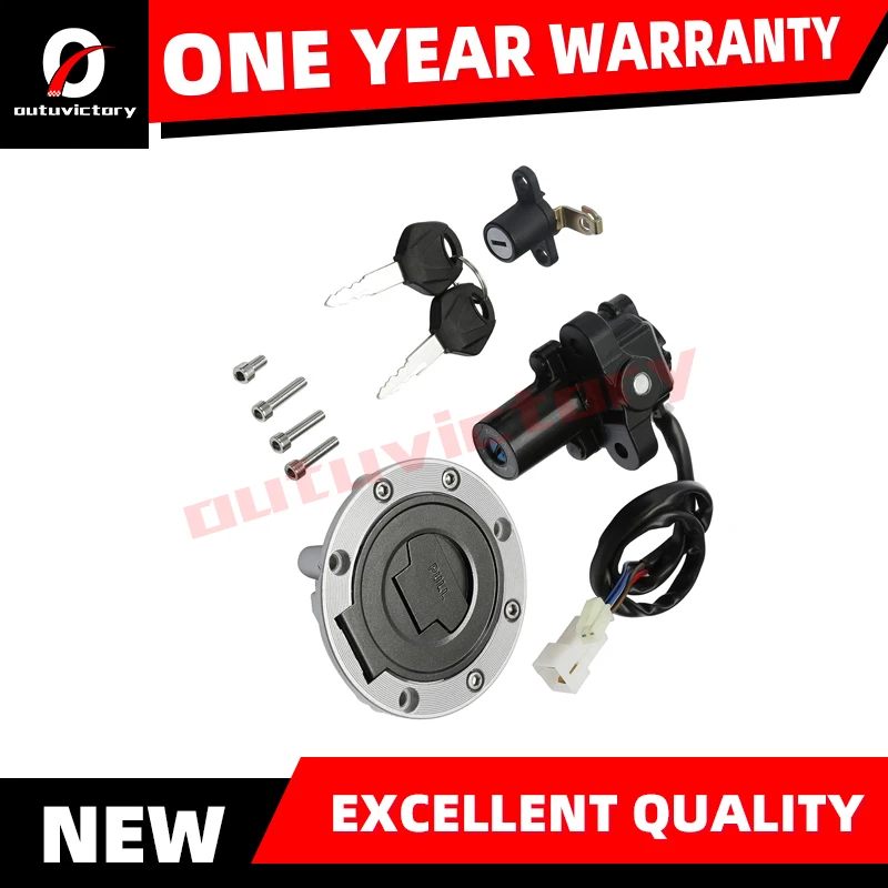 Переключатель зажигания мотоцикла комплект ключей для замка на сиденье газовая