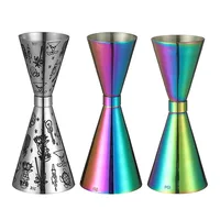 Двойной джиггер CocktailGeek  из нержавеющей стали 25/50 мл