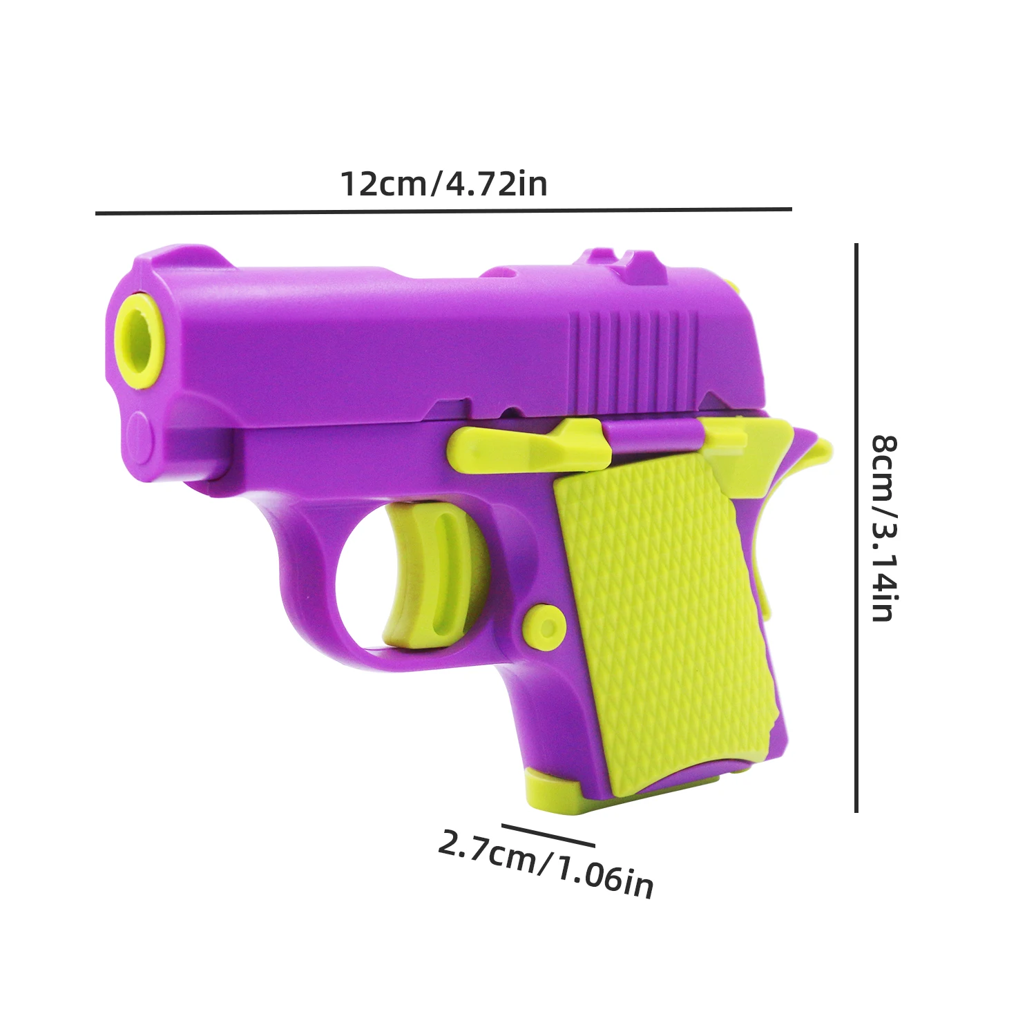 Мини-гравитационная антистрессовая игрушка-пистолет из АБС-пластика 1911 модель с