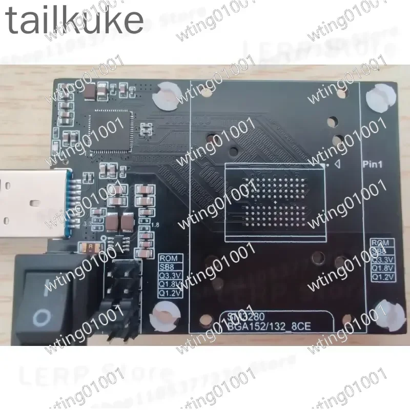 Профессиональный диагностический инструмент для очистки флеш-чипов USB-накопителей SM3280, BGA132, 152, 8CE и микросхем памяти (art.: 3920dc2dceb6e) - 3920dc2dceb6e